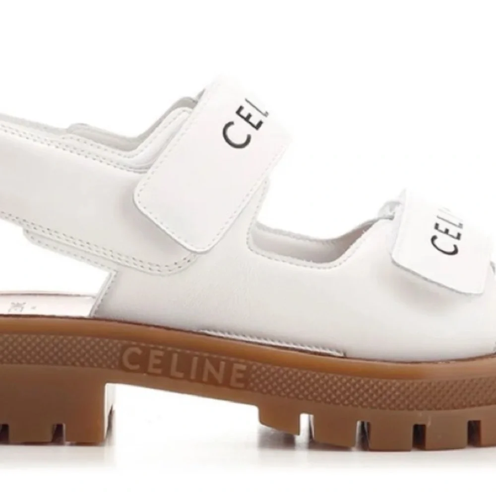 Celine Logo Sandals - Picture 13 of 14